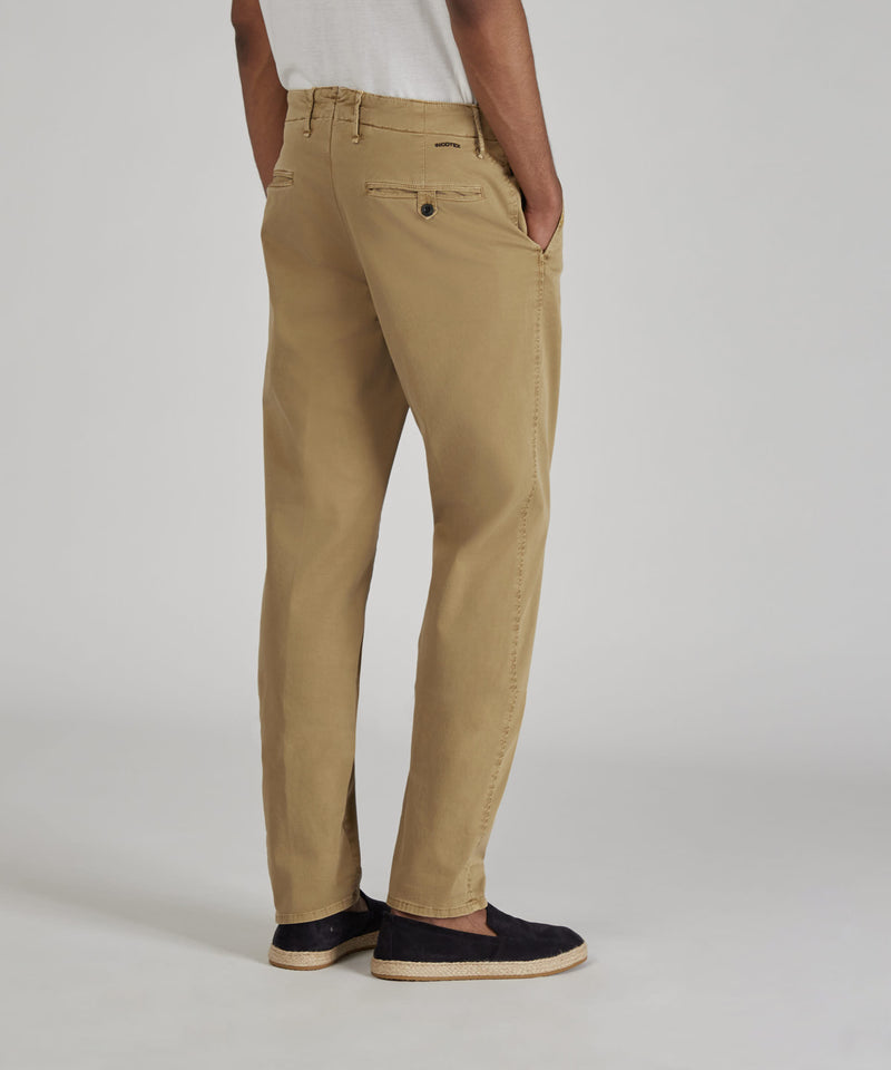 Slowear Pantalone slim fit in gabardina stretch certificata Qualità Garantita