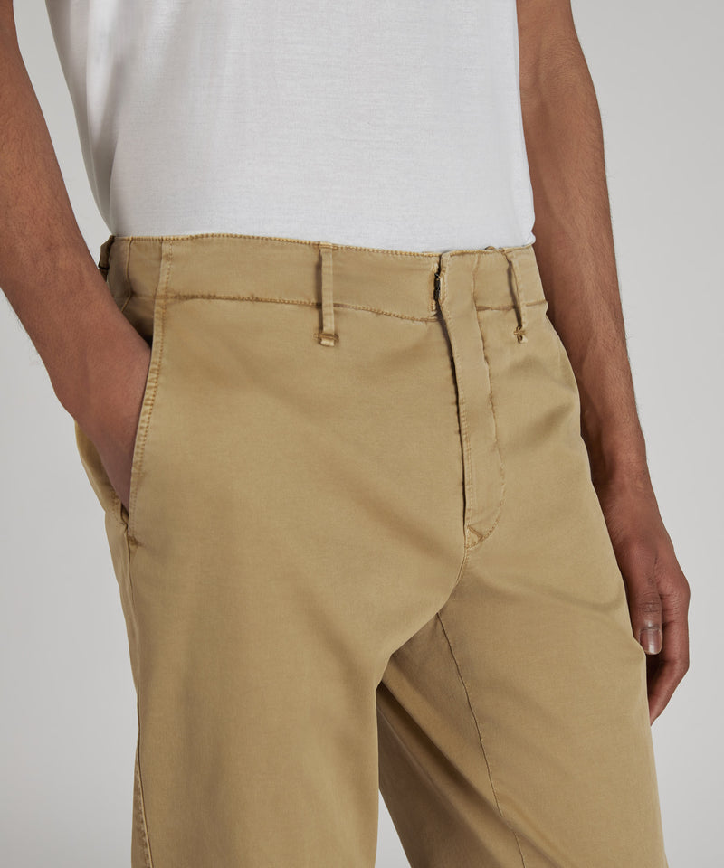 Slowear Pantalone slim fit in gabardina stretch certificata Qualità Garantita