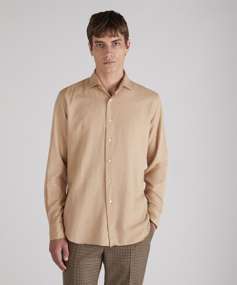 Slowear Camicia regular fit in flanella Consegna Veloce