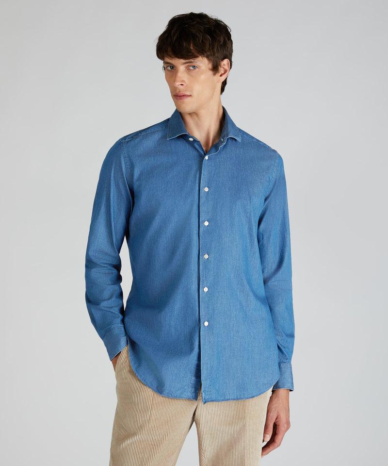 Slowear Camicia regular fit in denim Fino Al -60%
