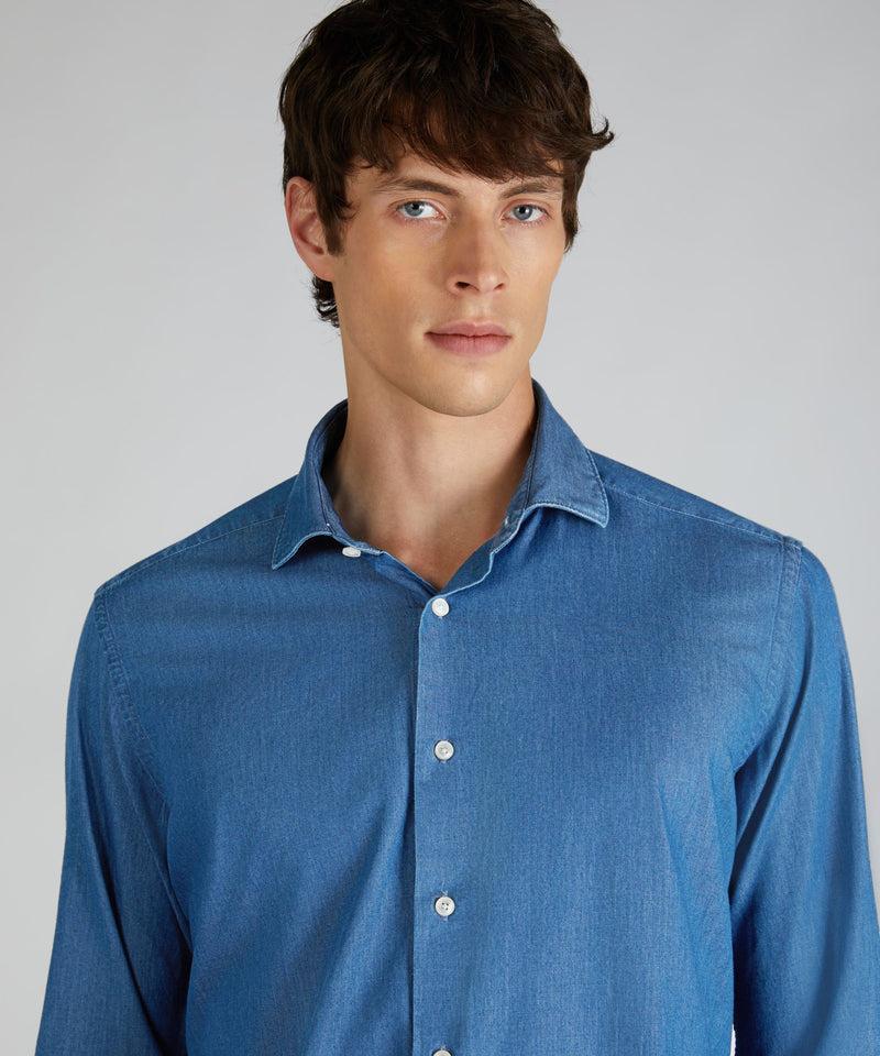 Slowear Camicia regular fit in denim Fino Al -60%