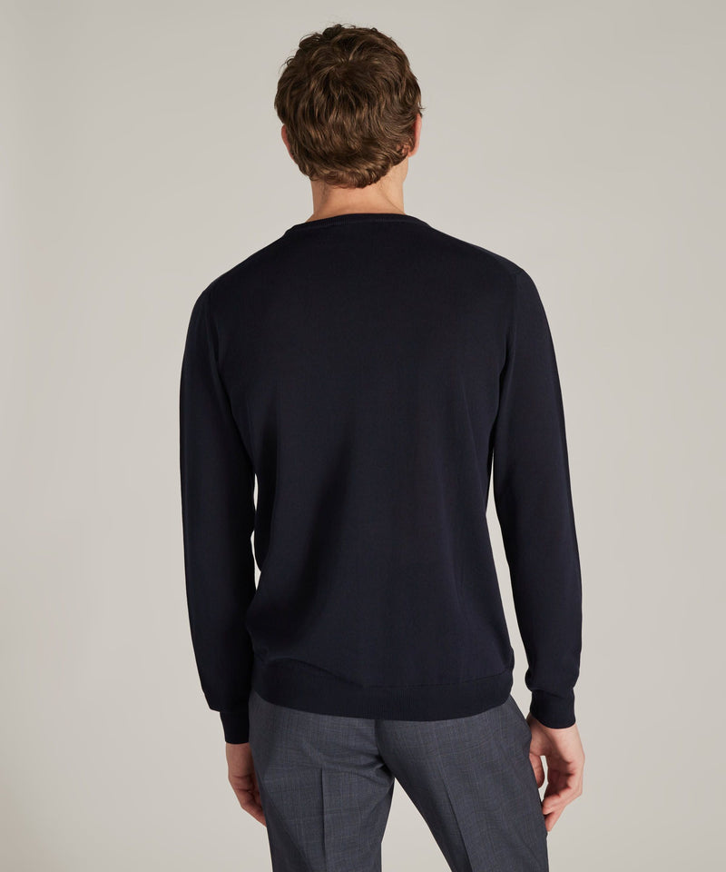 Slowear Girocollo slim fit in cotone crêpe certificato Economico