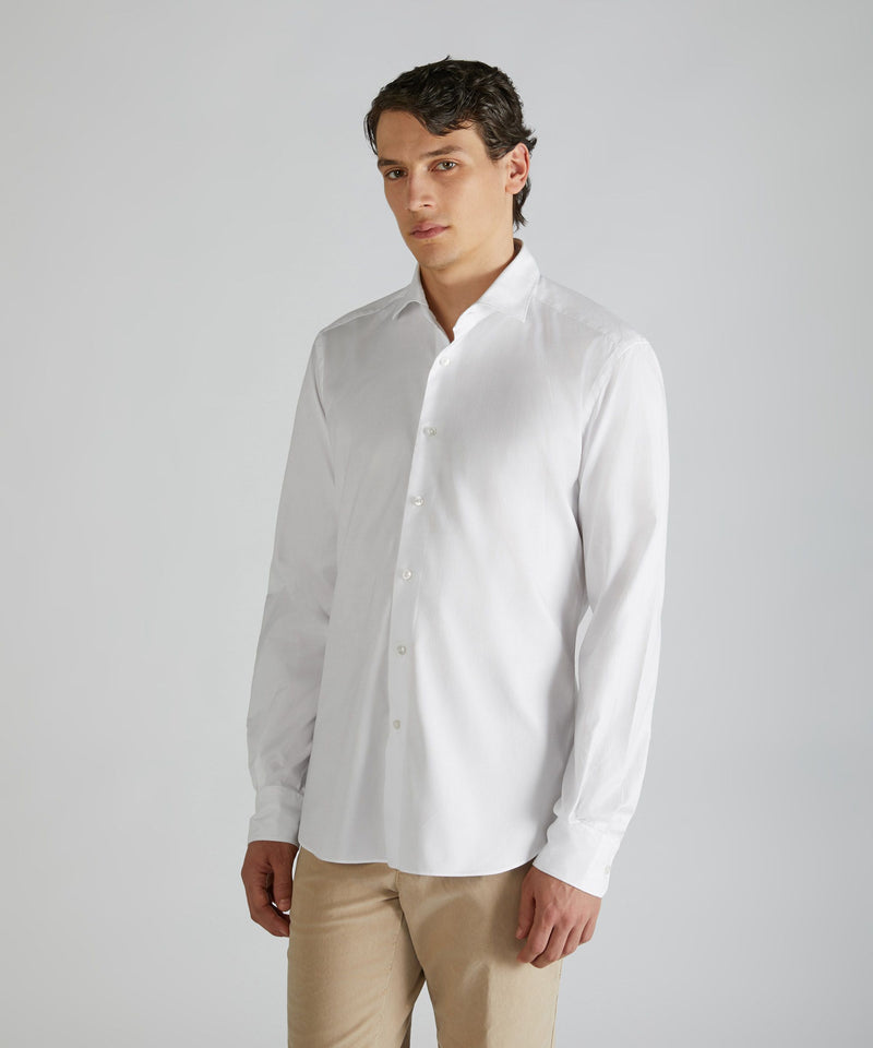 Slowear Camicia slim fit in cotone Oxford Offerte