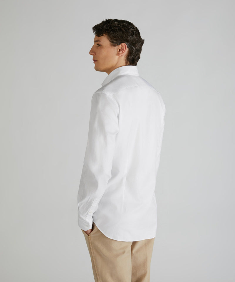 Slowear Camicia slim fit in cotone Oxford Offerte