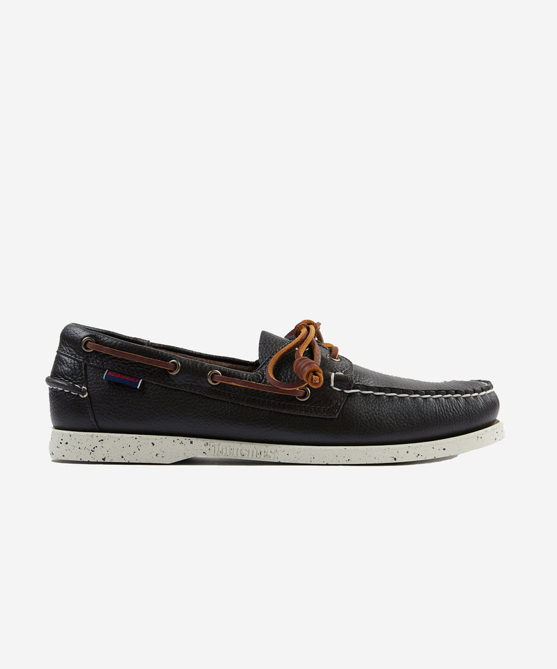 Slowear Scarpa da barca in pelle martellata Negozio