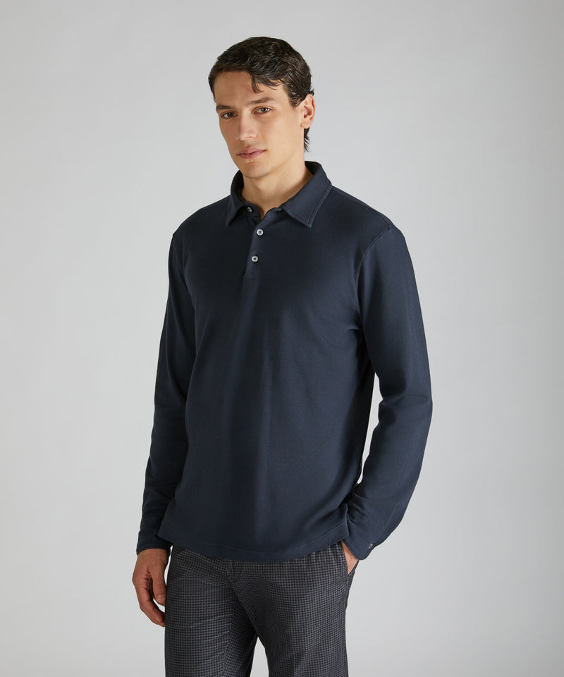 Slowear Polo slim fit in Interlock Italy