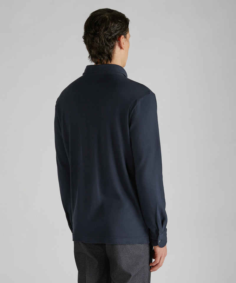 Slowear Polo slim fit in Interlock Italy