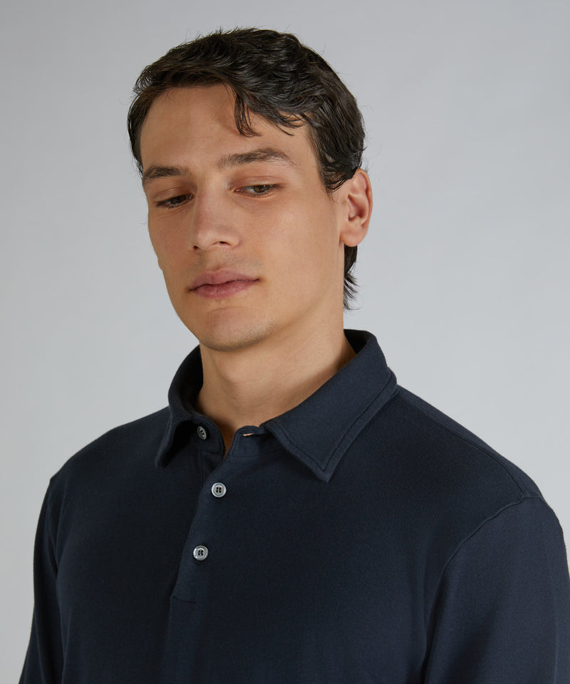 Slowear Polo slim fit in Interlock Italy