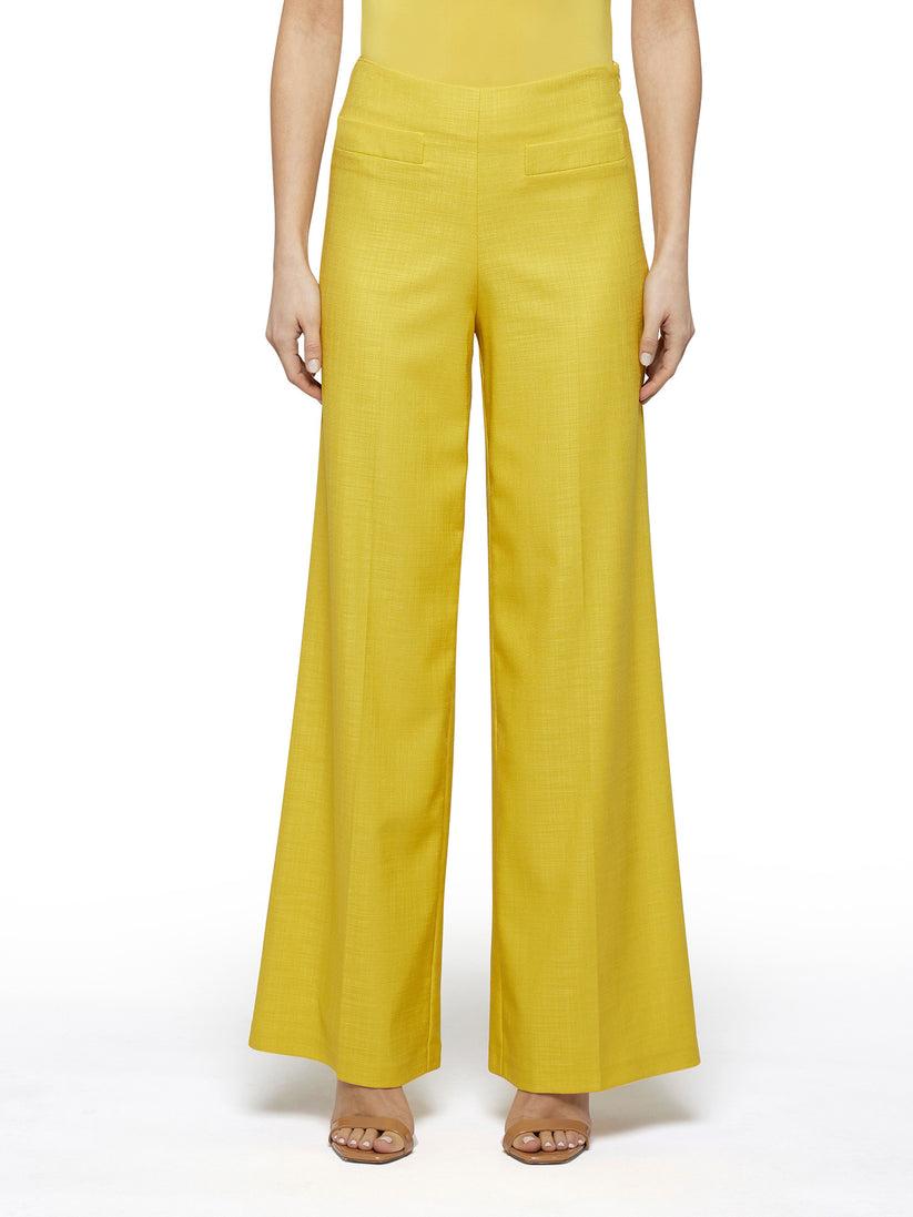 Space Simona Corsellini Pantalone ampio in tramato luxury Qualità Garantita