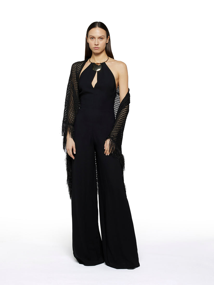 Space Simona Corsellini Scialle in crochet lurex Vendita Calda