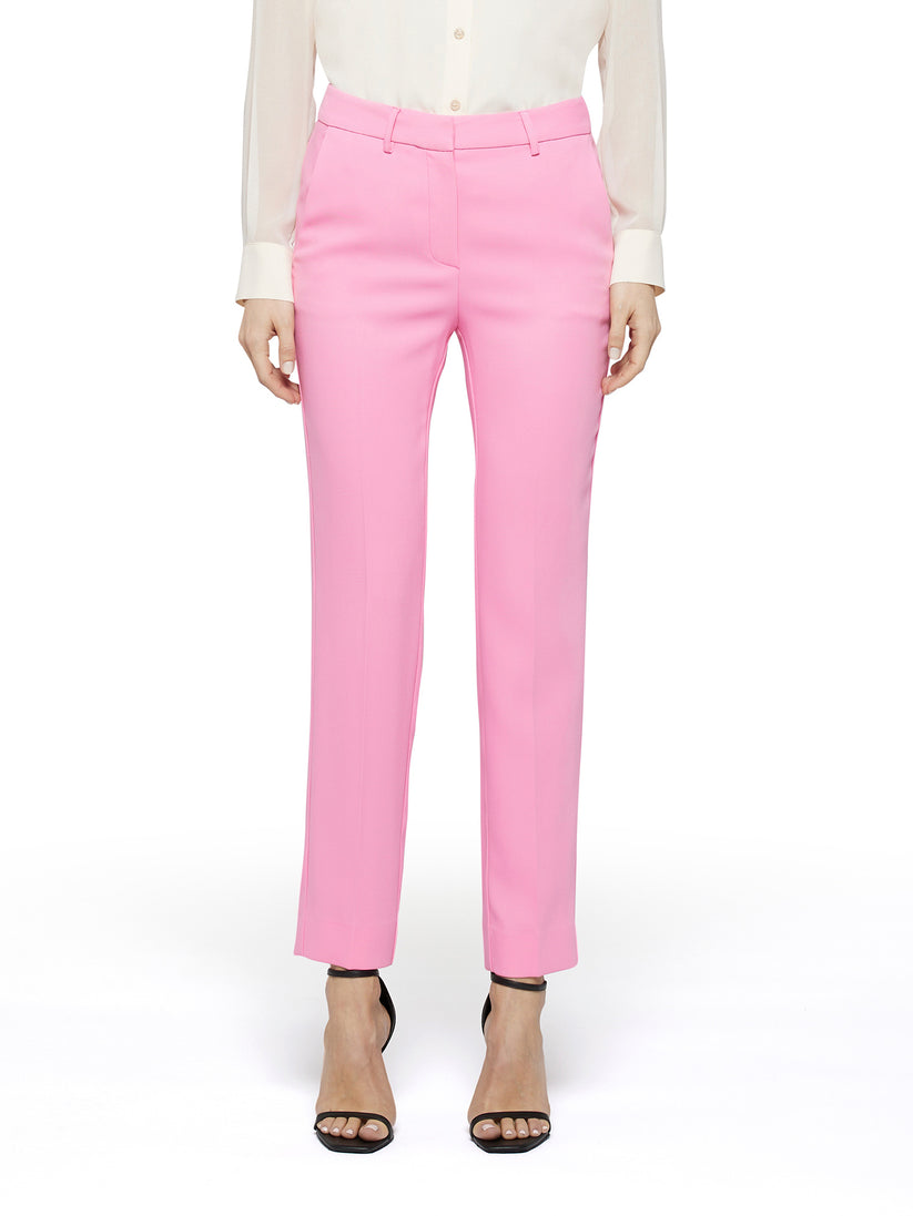 Space Simona Corsellini Pantalone a sigaretta in cady di viscosa Promozione
