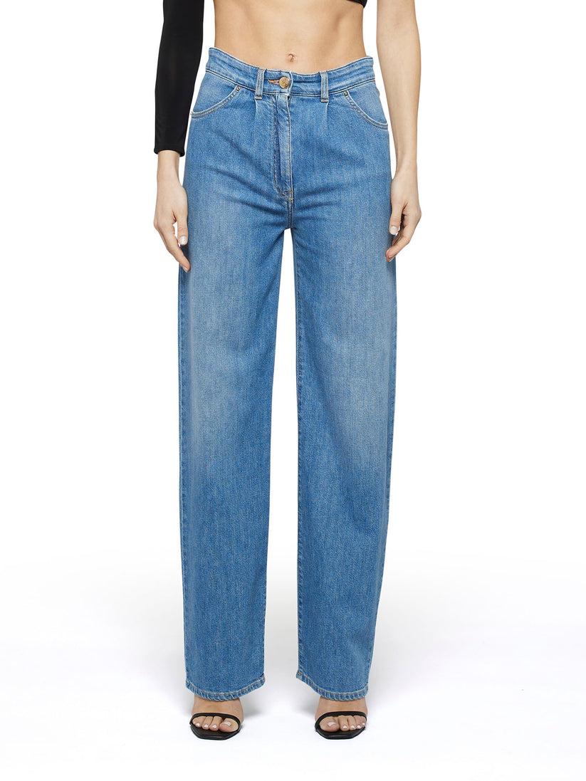 Space Simona Corsellini Denim con pinces in tela comfort meccanico Consegna Veloce