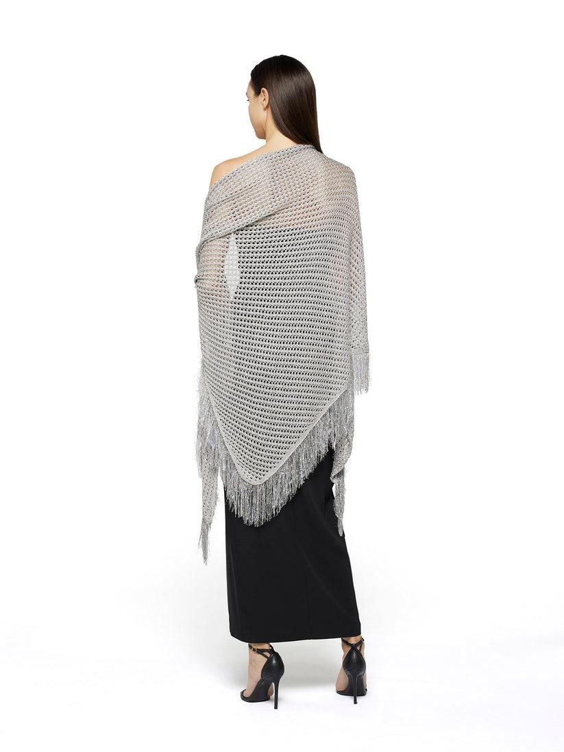 Space Simona Corsellini Scialle in crochet lurex Shopping Online