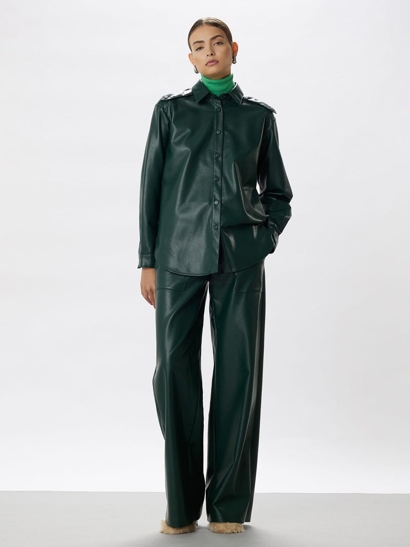 Space Simona Corsellini Camicia in vegan leather I Più Venduti