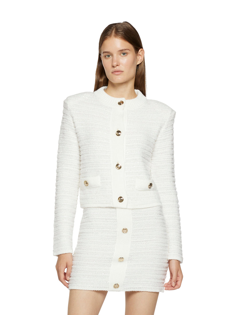 Space Simona Corsellini Giacca in Chanel con bottoni in oro 2025