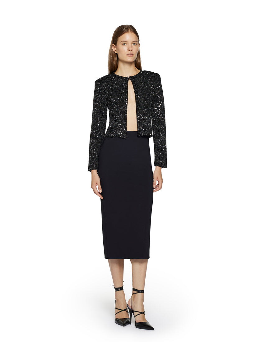 Space Simona Corsellini Giacca in tricot con paillettes Negozi Online
