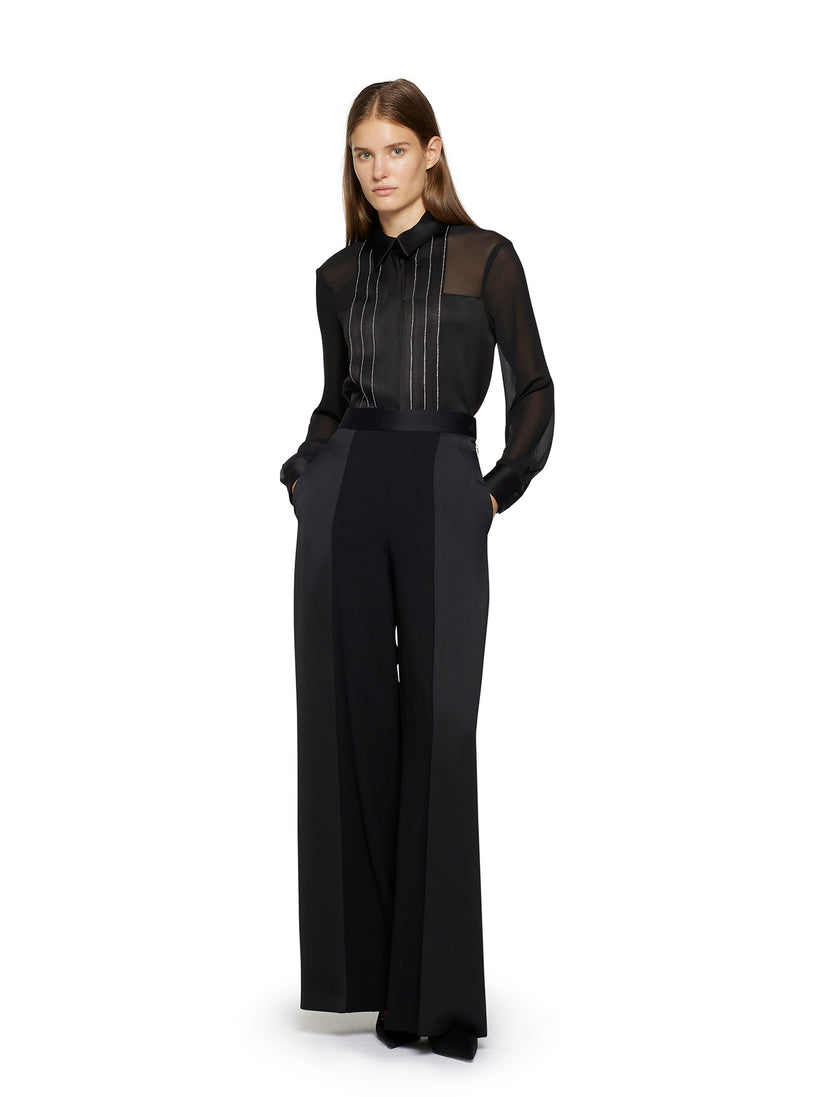 Space Simona Corsellini Pantalone in enver satin Promozione Limitata