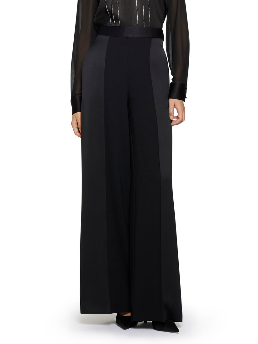 Space Simona Corsellini Pantalone in enver satin Promozione Limitata
