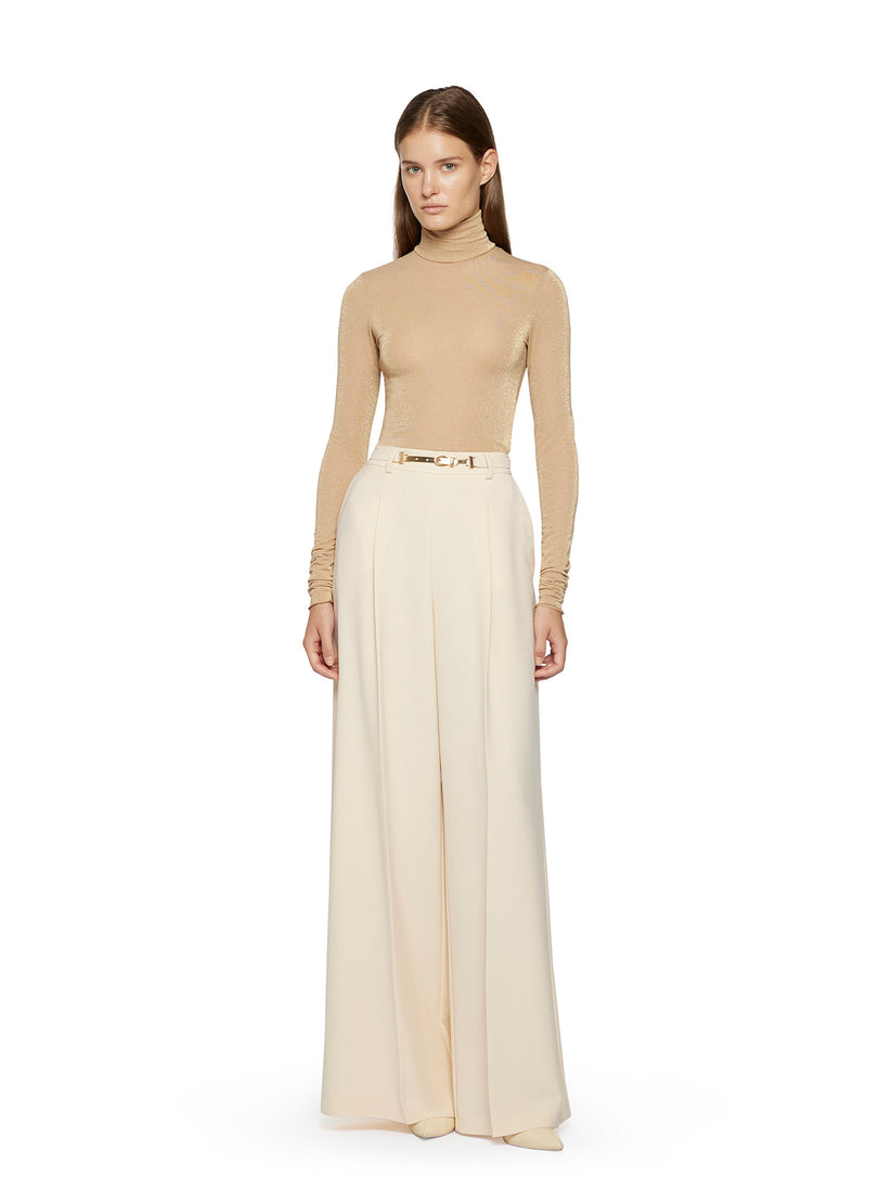 Space Simona Corsellini Dolcevita maniche lunghe in tulle lurex Sottocosto