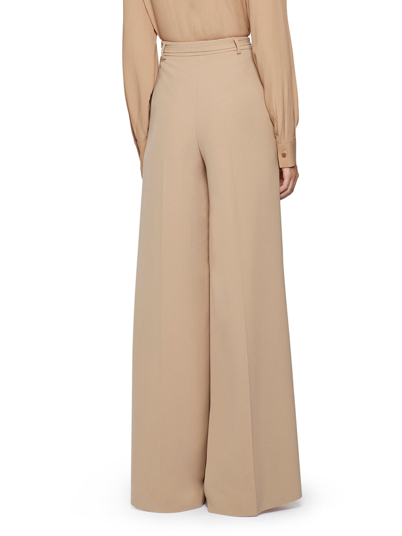 Space Simona Corsellini Pantalone largo con fibbia oro Vendita Economica