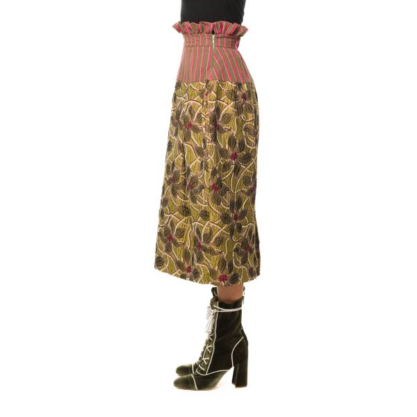 Stella Jean GONNA FLOREALE JACQUARD Affare Del Giorno