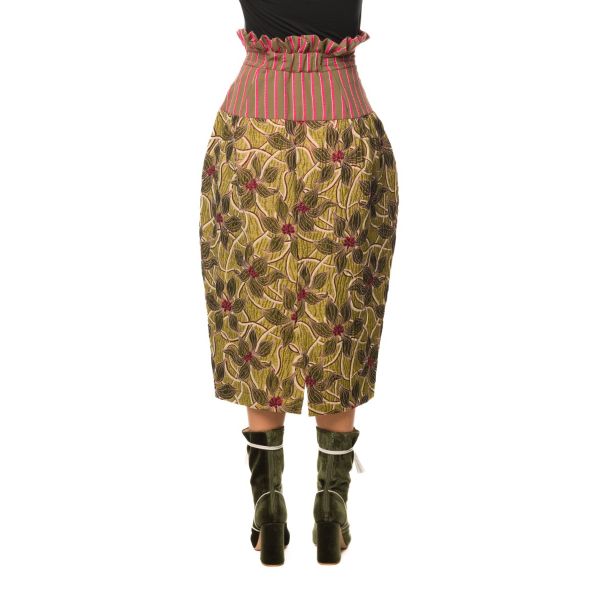 Stella Jean GONNA FLOREALE JACQUARD Affare Del Giorno