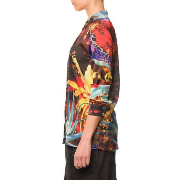 Stella Jean ANIMAL-PRINT SHIRT Negozio