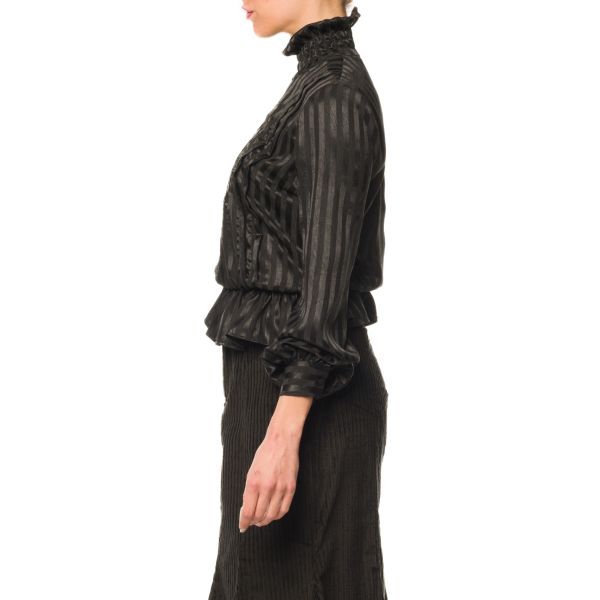 Stella Jean BLUSA A RIGHE CON RICAMO In Saldo