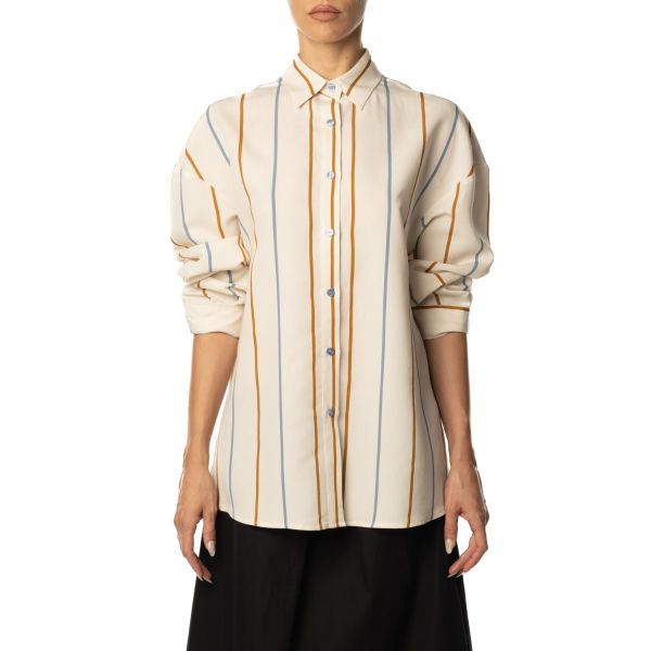 Stella Jean CAMICIA A RIGHE 2025