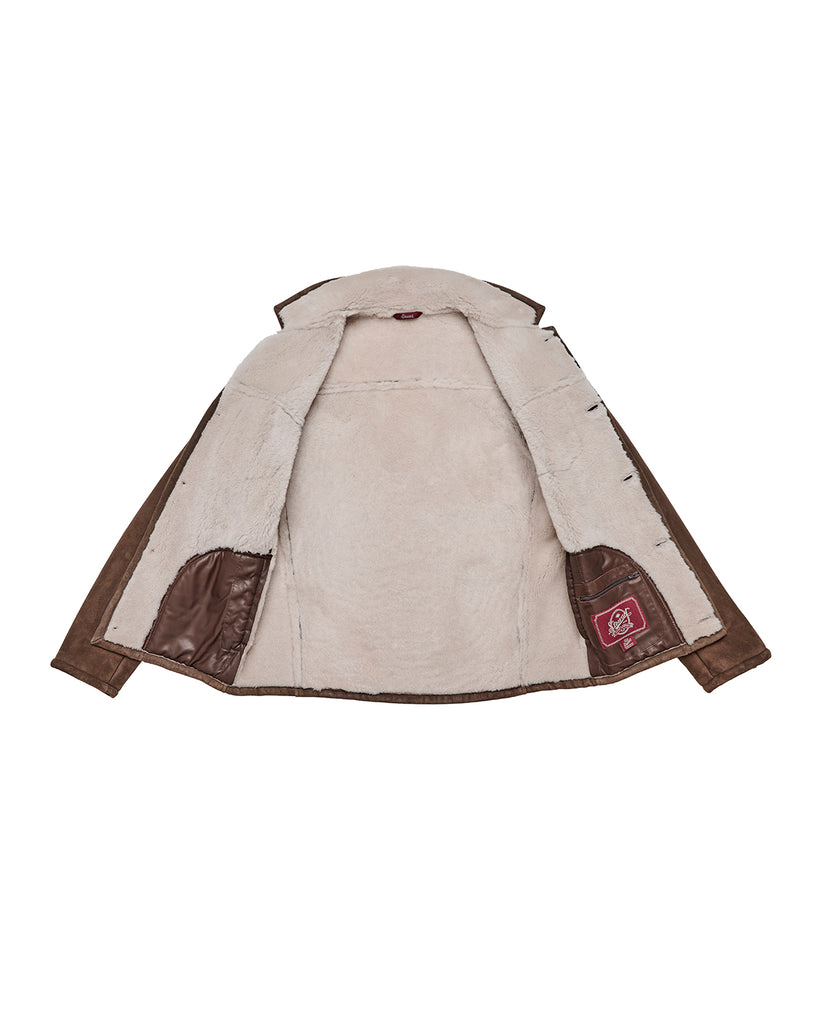 Stewart KIRA-SHEARLING MERINO SUEDE BRISA LAMB Consegna Veloce