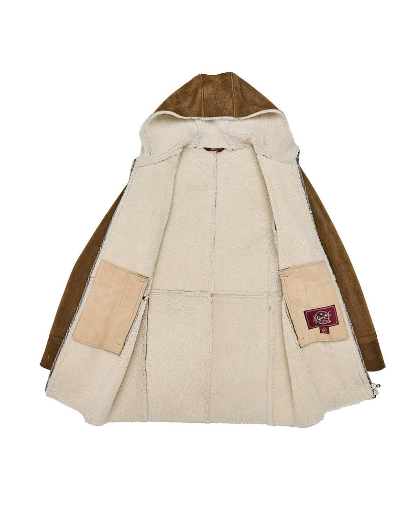 Stewart ARIC-SLIM SHEARLING SUEDE IRONED LAMB Affare Del Giorno