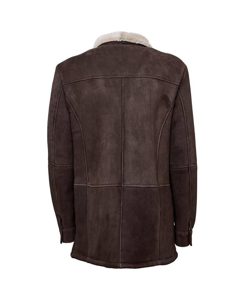 Stewart APRICA-SLIM SHEARLING SUEDE IRONED LAMB Prezzo Ridotto