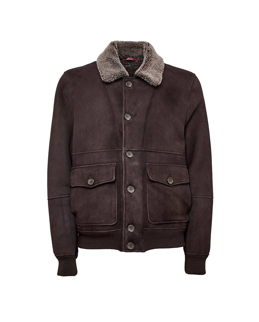 Stewart ANDALO-SHEARLING MERINO SUEDE BRISA LAMB
