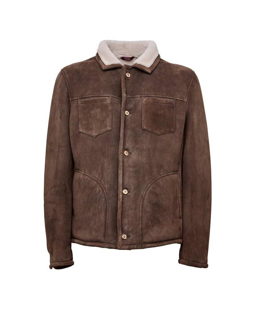 Stewart KIRA-SHEARLING SUEDE IRONED LAMB Convenienza