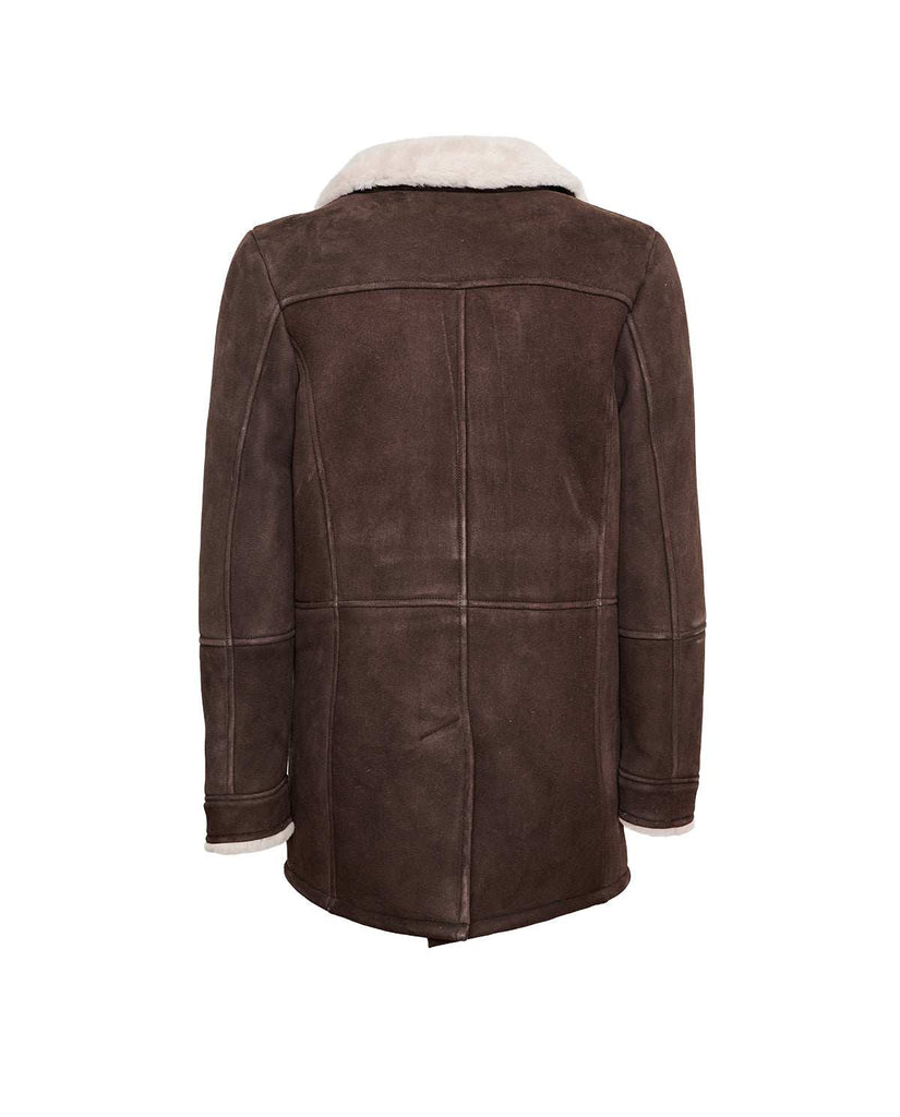 Stewart ROBERTO-SHEARLING SUEDE IRONED LAMB Saldi Di Fabbrica