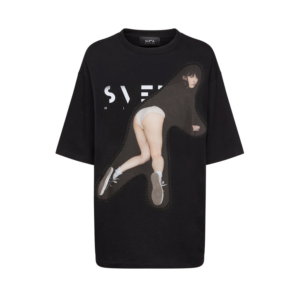 Sveta Milano T-shirt Charlotte in jersey di cotone