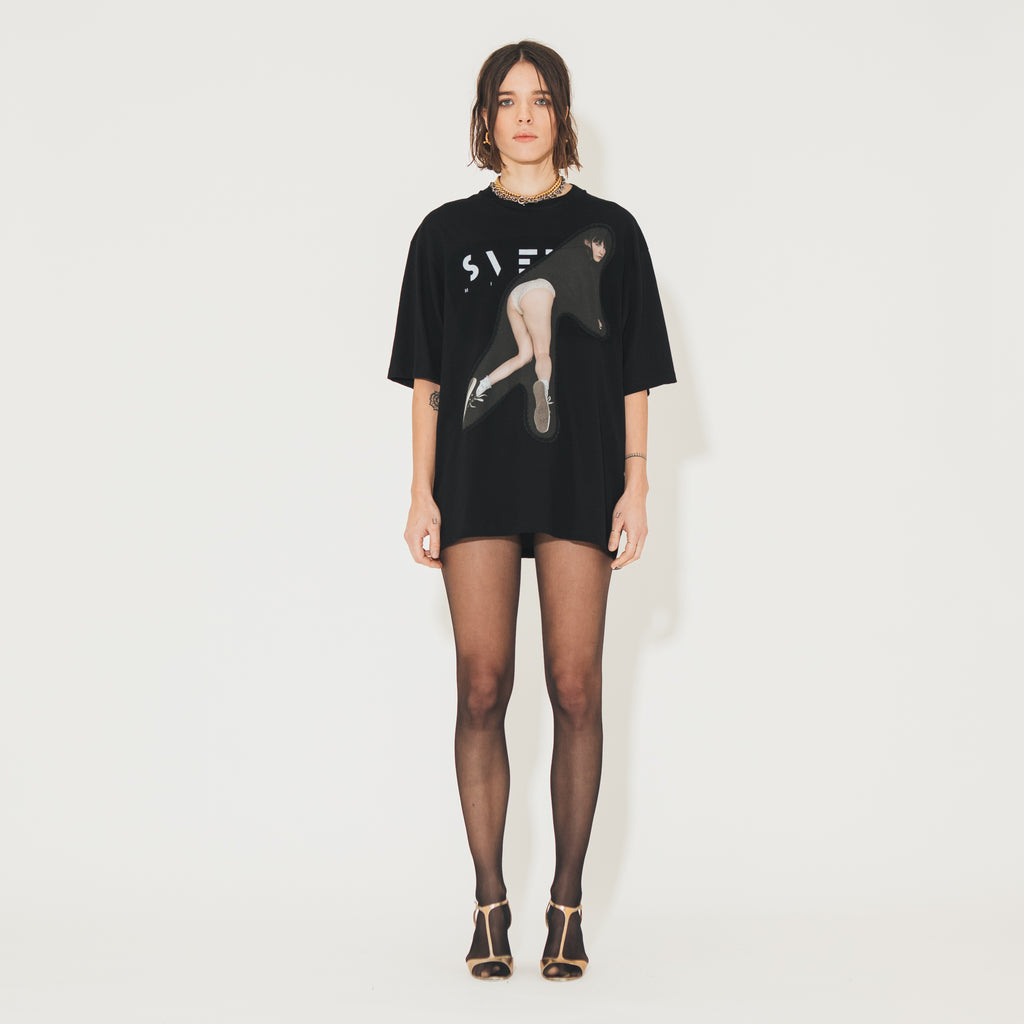 Sveta Milano T-shirt Charlotte in jersey di cotone Sconto