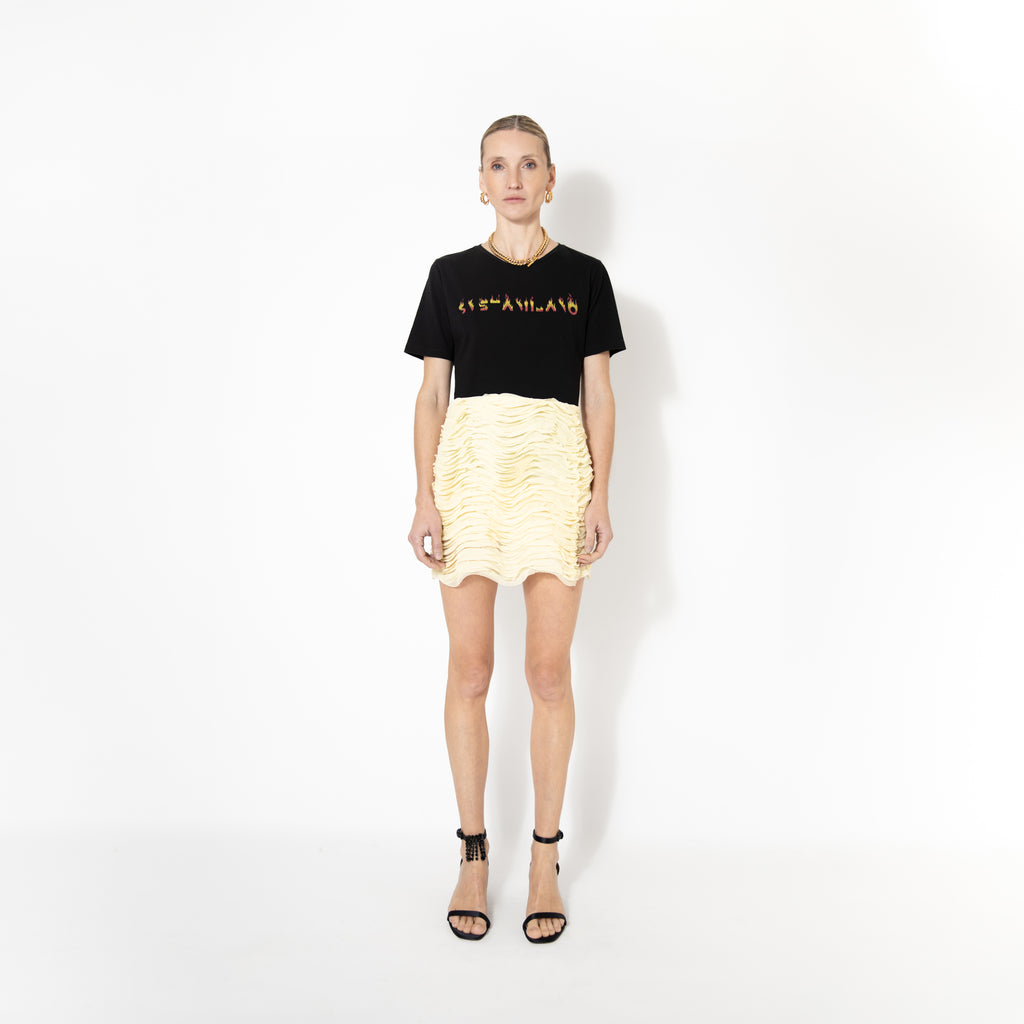 Sveta Milano Mini gonna Giglio Saldi Di Fabbrica