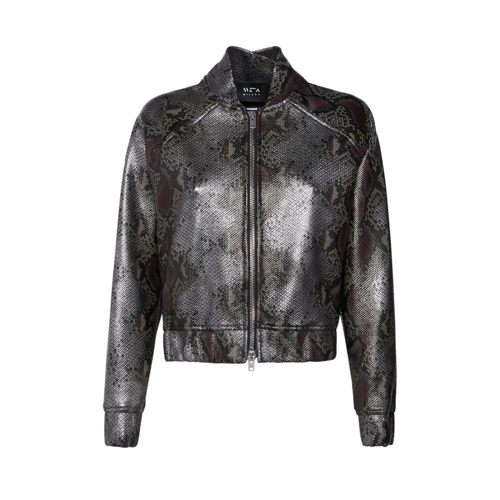 Sveta Milano Bomber Joshua in stampa pitone 2025