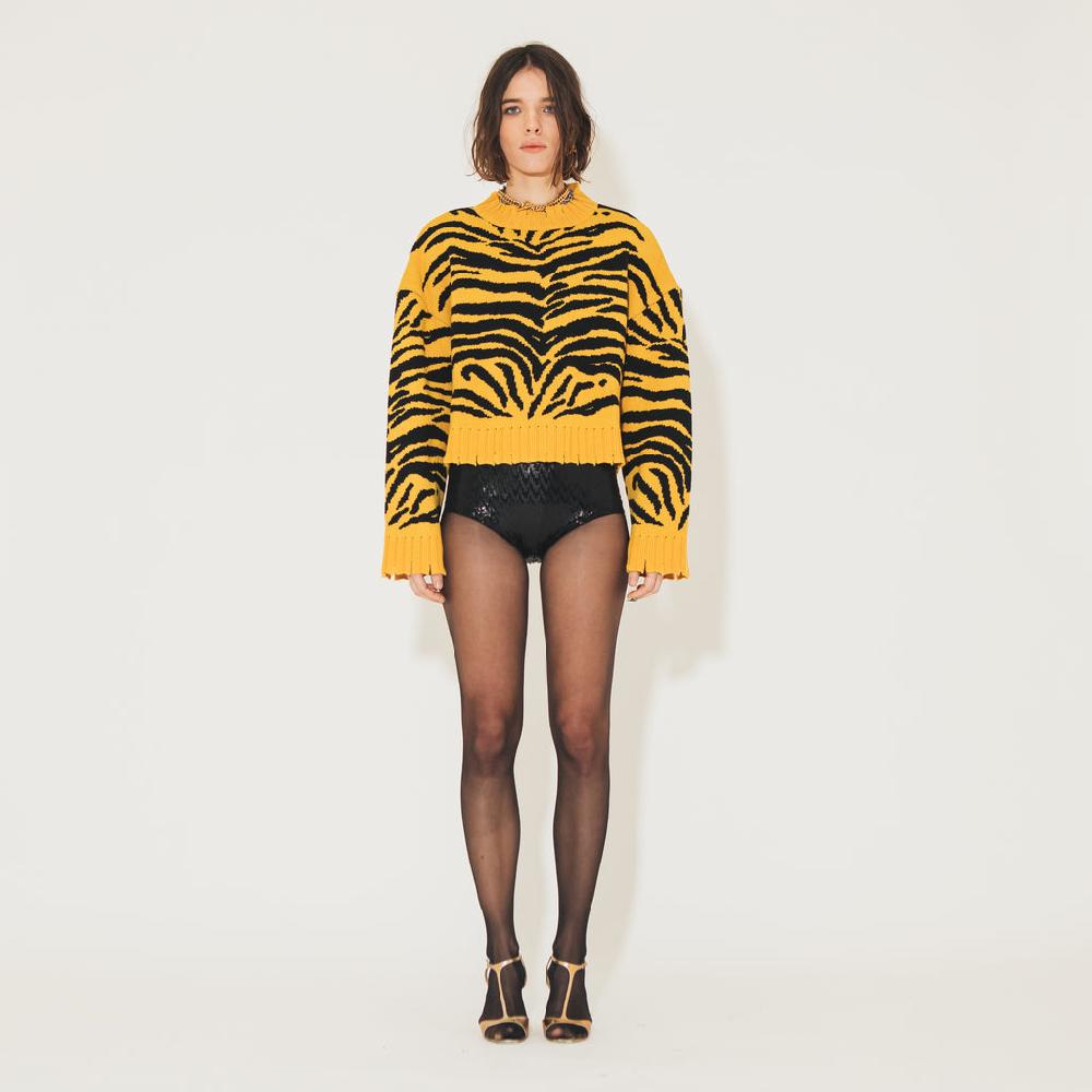 Sveta Milano Maglione a girocollo Martine con effetto vissuto Promozione
