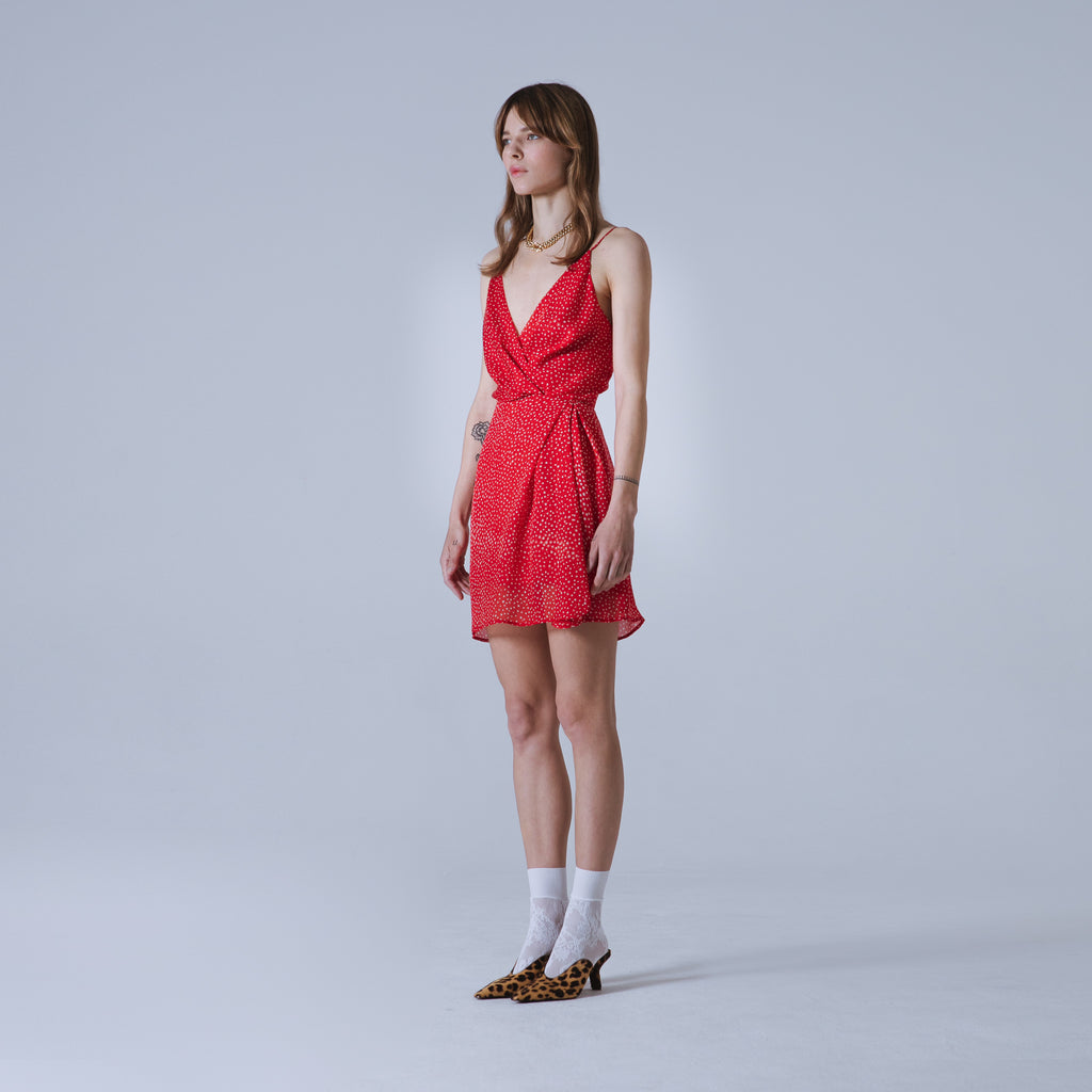 Sveta Milano Abito corto Nancy in georgette di seta | Limited Edition Promozione Limitata