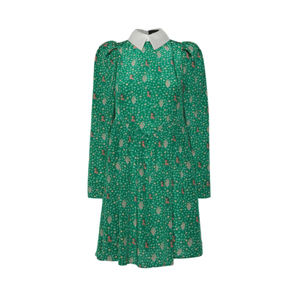 Sveta Milano Abito corto Oxford con stampa floreale su crêpe de chine di seta | Limited Edition Presa