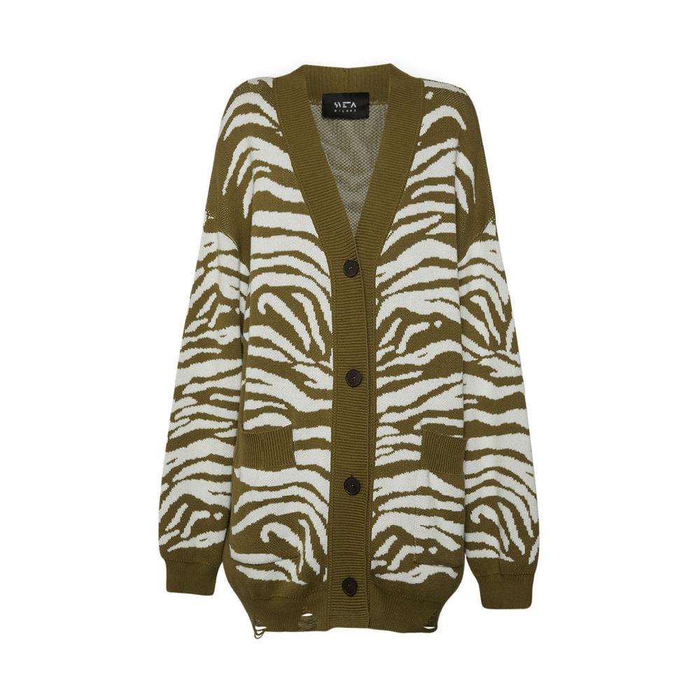 Sveta Milano Cardigan lungo jacquard Patti Economico