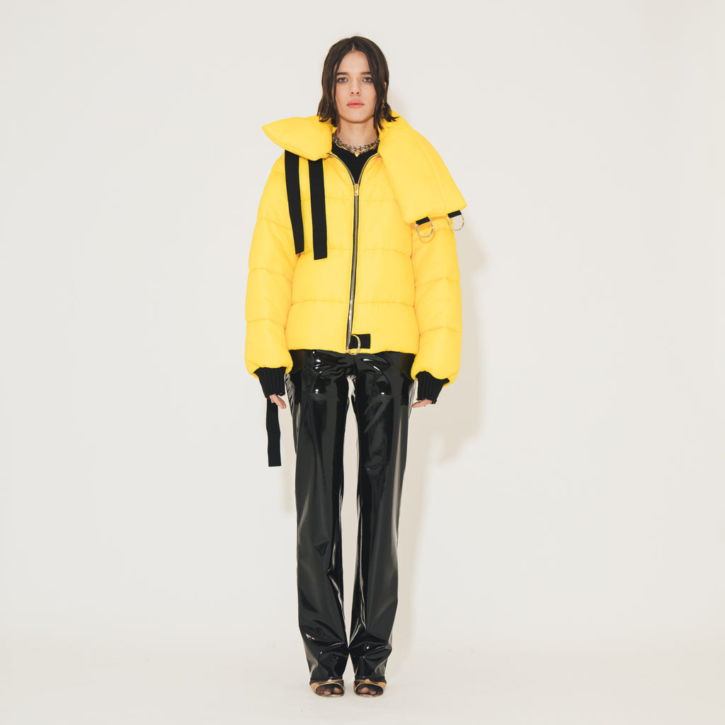 Sveta Milano Piumino corto giallo Oregon Super sconto