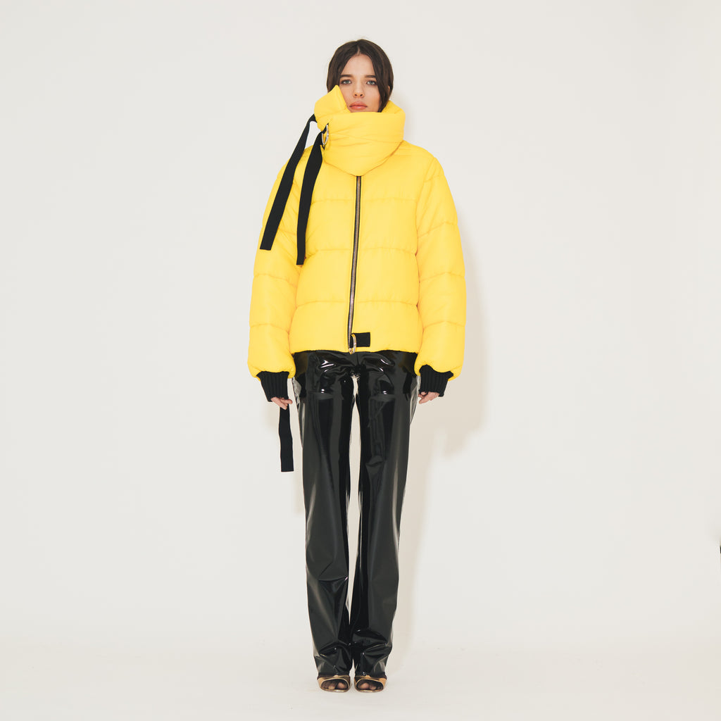 Sveta Milano Piumino corto giallo Oregon Super sconto
