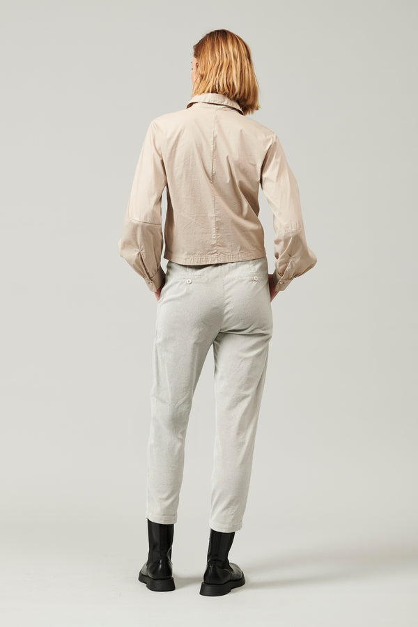 Transit Par Such Camicia in popeline di cotone stretch con manica voluminosa sagomata – Transit Negozio