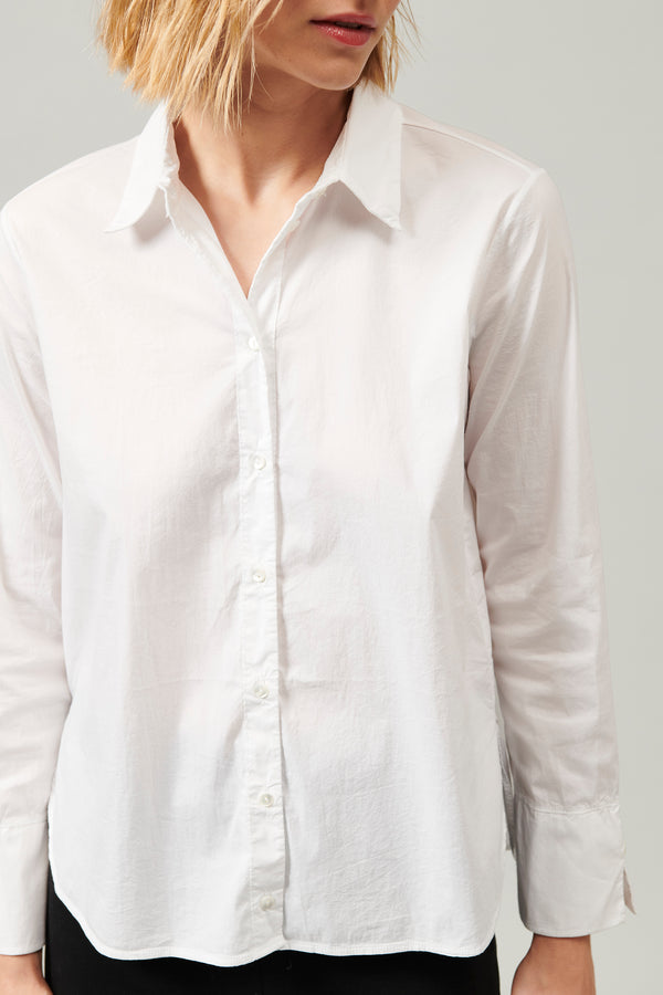 Transit Par Such Camicia lunga in popeline di cotone stretch | 1013.CFDTDY-5003.110 – Transit Moda