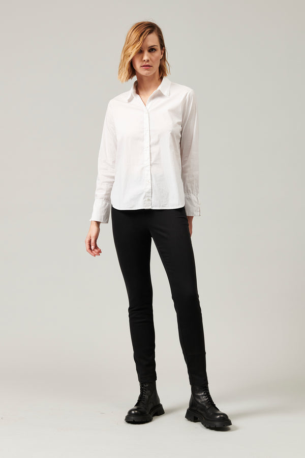Transit Par Such Camicia lunga in popeline di cotone stretch | 1013.CFDTDY-5003.110 – Transit Moda