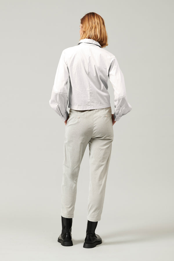 Transit Par Such Camicia in popeline di cotone stretch con manica voluminosa sagomata – Transit 2025