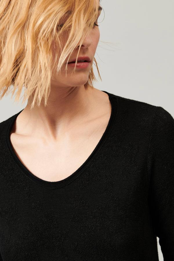 Transit Par Such Vestito in maglia con filato in misto lana e viscosa con lavorazione – Transit Discount Store per i nuovi prodotti